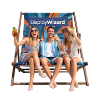 Custom Printed Giant Deckchair - Example