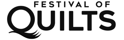 Festival of Quilts written with black text in all capitals.