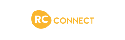 RC Written in a bubble next to Connect all written in an amber colour.