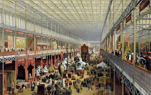 Interior of the Crystal Palace during the Great Exhibition of 1851
