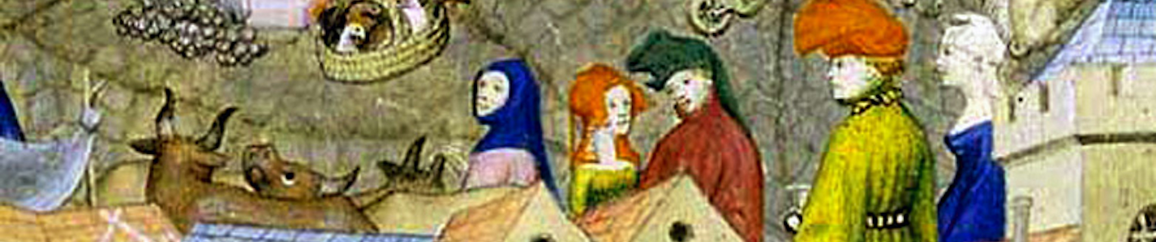 Medieval trade fairs and organised commerce