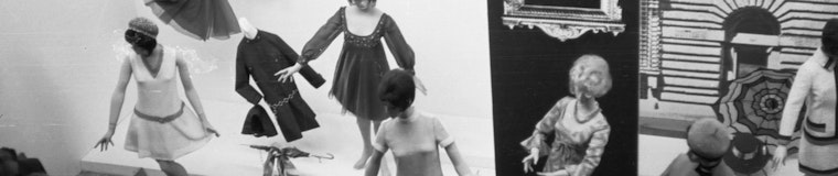 Portable exhibition displays from the 1970s and 1980s