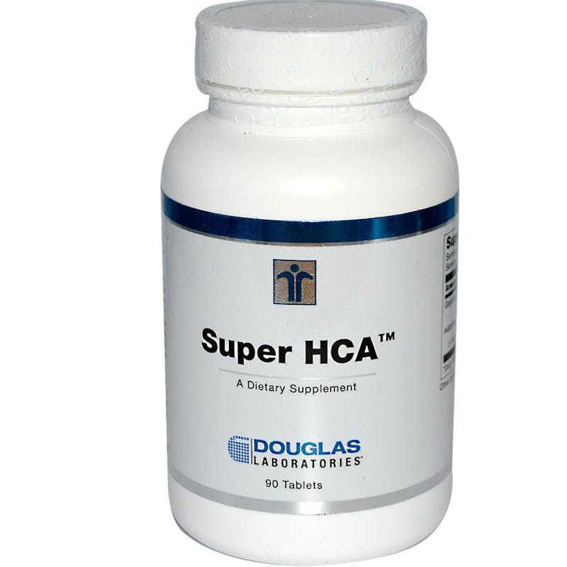 bottle of super HCA dietary supplement