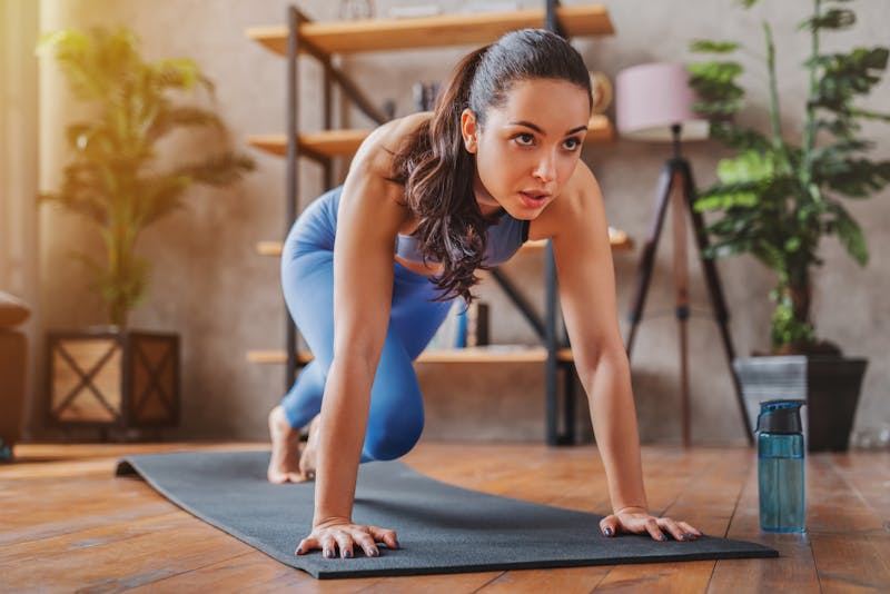 Woman exercising