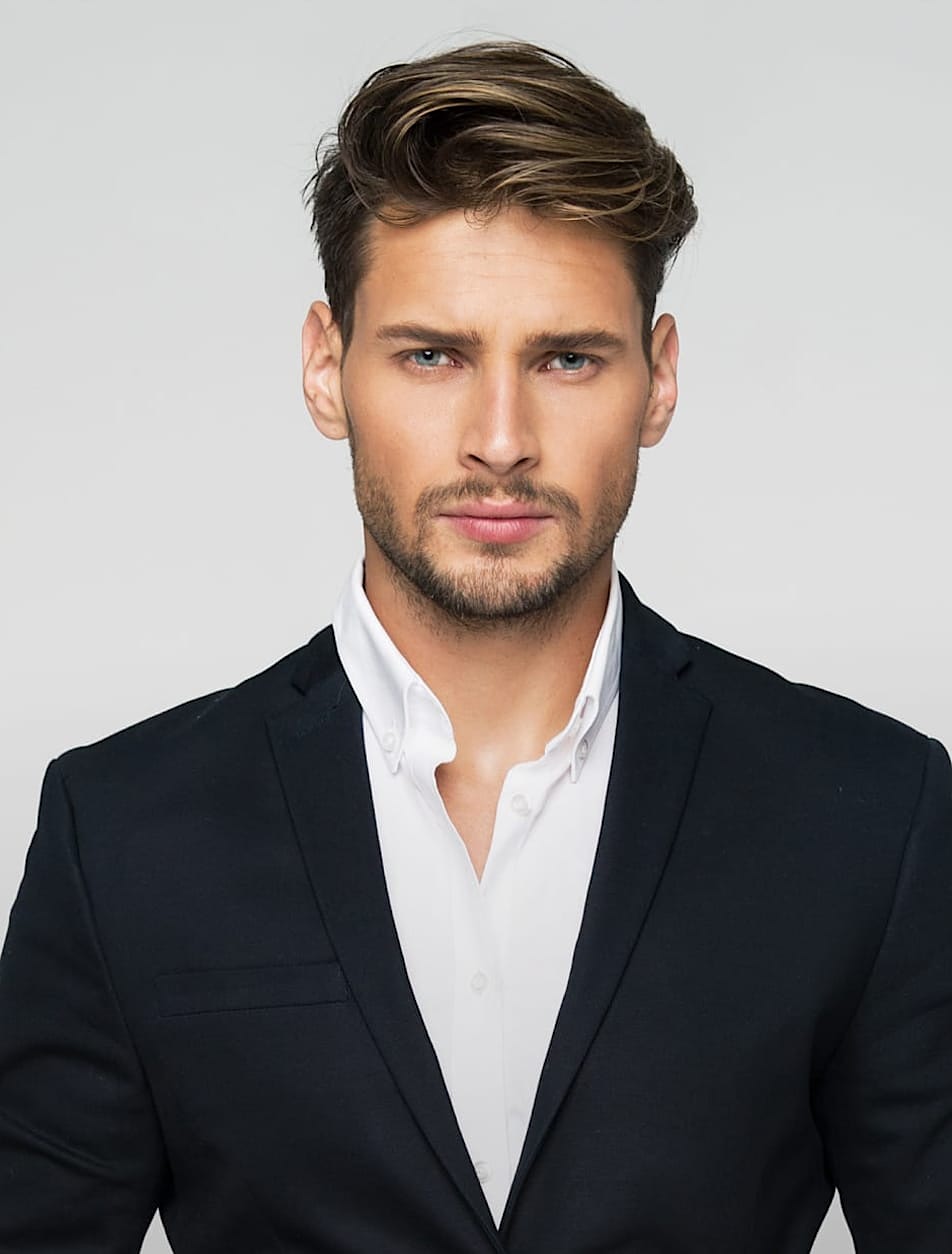 Handsome man in suit