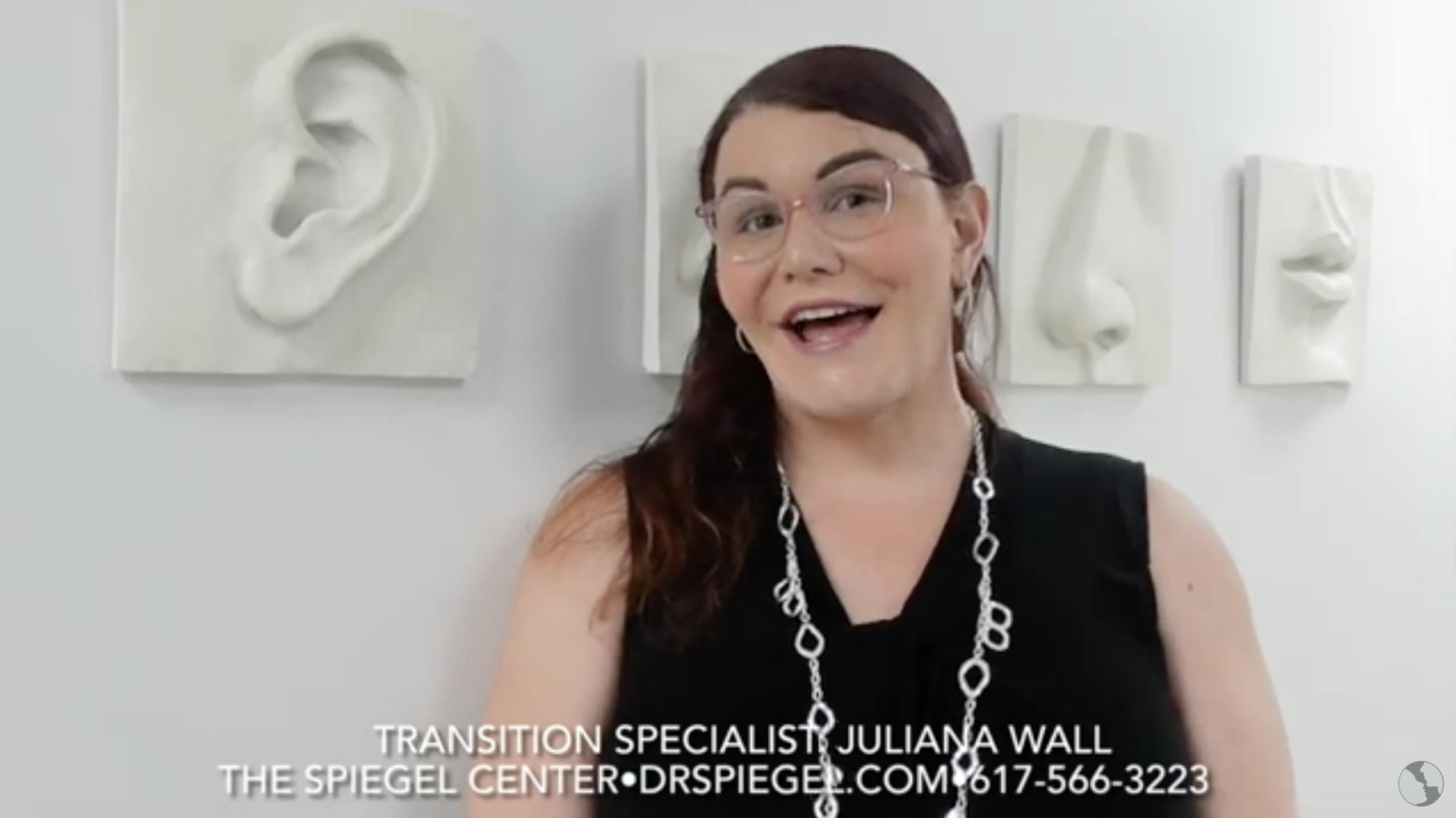Woman speaking about transition surgery