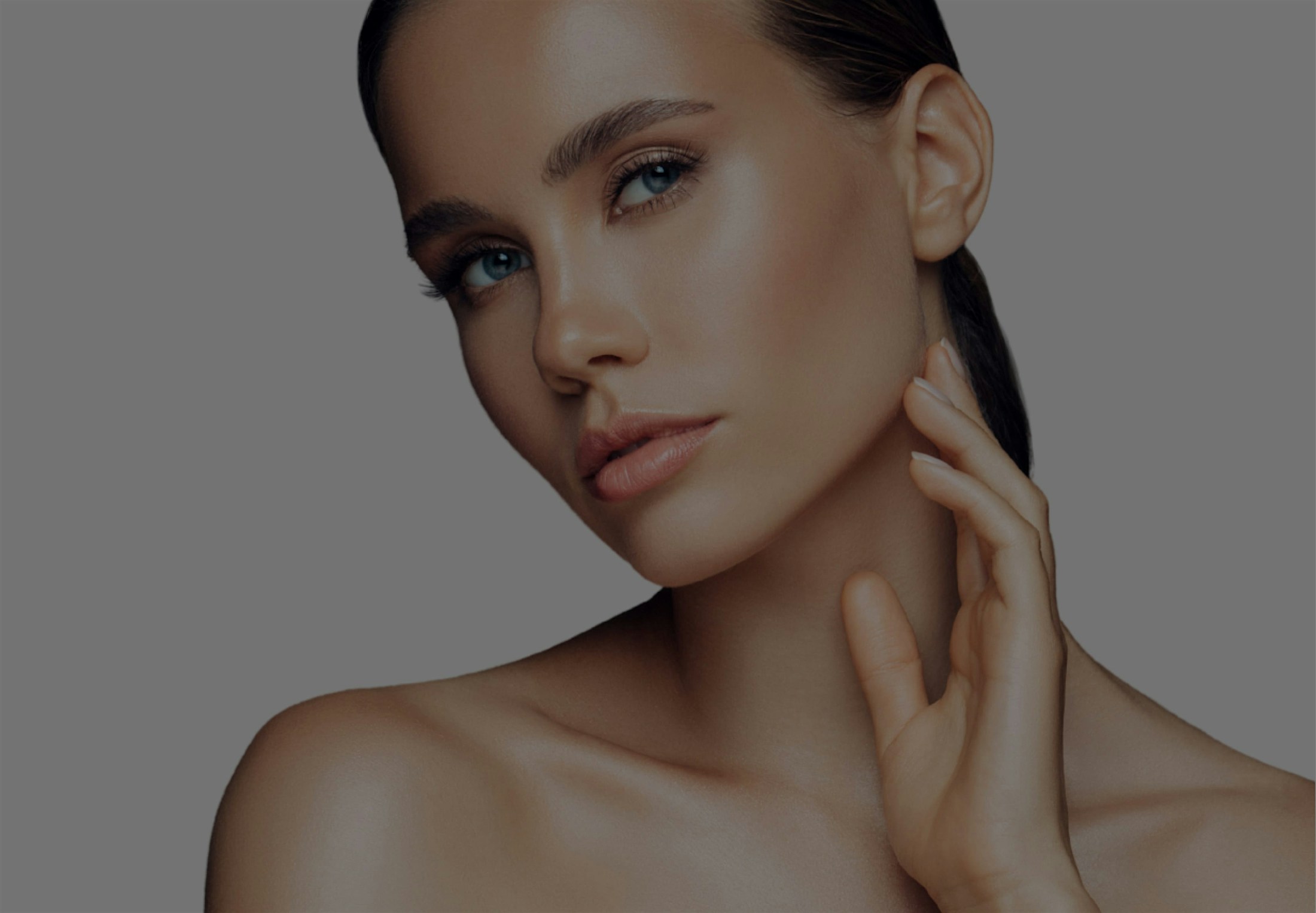 woman with a clean skin and a clean face