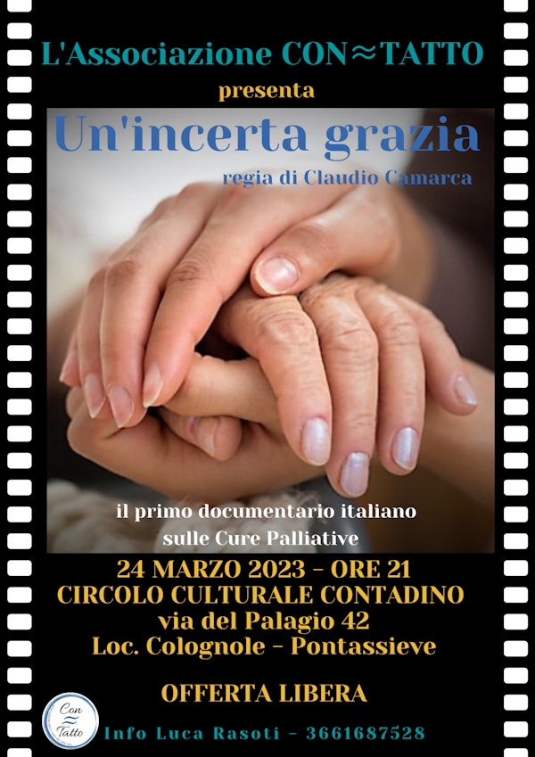 Un'incerta grazia Locandina proiezione incerta grazia