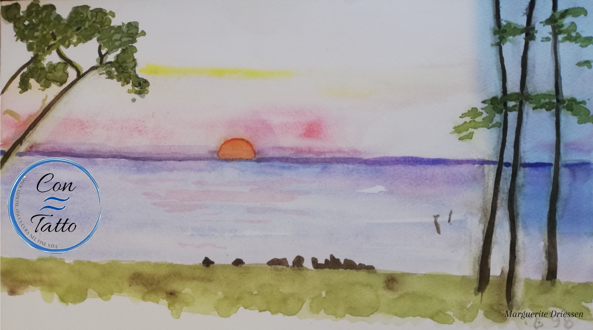 Fino alle Fine tramonto logo associazione