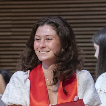 A headshot of Emily Wheeler, recipient of the 2022 Stearns Cup