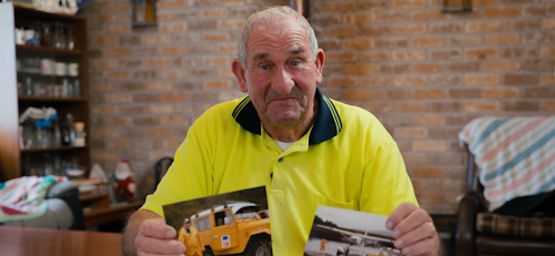 Kerry Hamer with photos