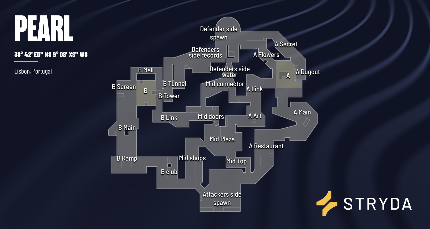 Valorant: Split map description for defenders and attackers, callouts