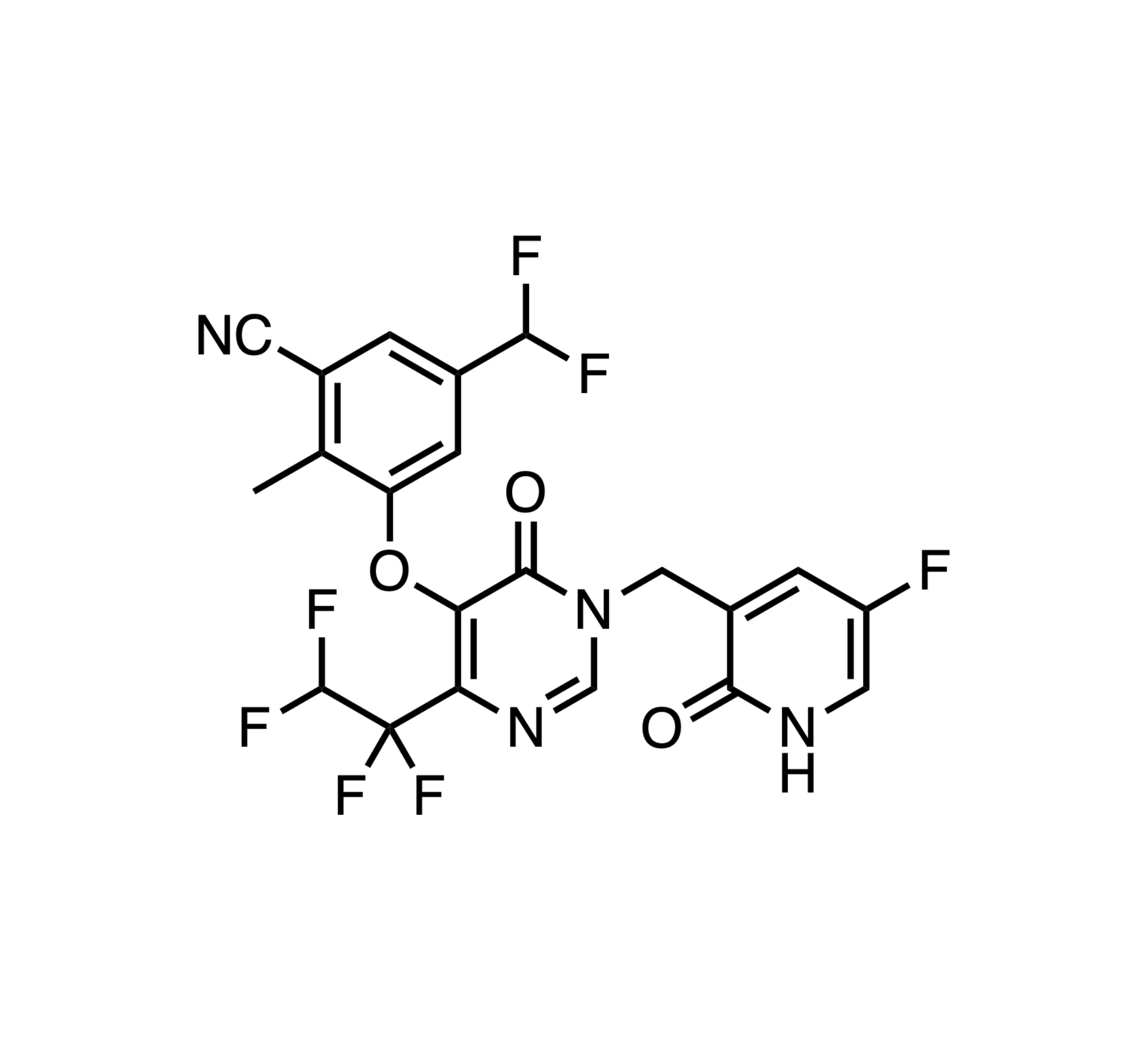PYR02, bifunctional, Gag-Pol allosteric glue, NNRTI + nanomolar ex vivo HIV-1 TACK activity, MERCK & CO. INC., RAHWAY, NJ|NNRTI, PYR01, PYR02, doravirine, efavirenz, nevirapine, rilpivirine, etravirine|NNRTI, PYR01, PYR02, etravirine, nevirapine, rilpivirine, efavirenz, doraviring