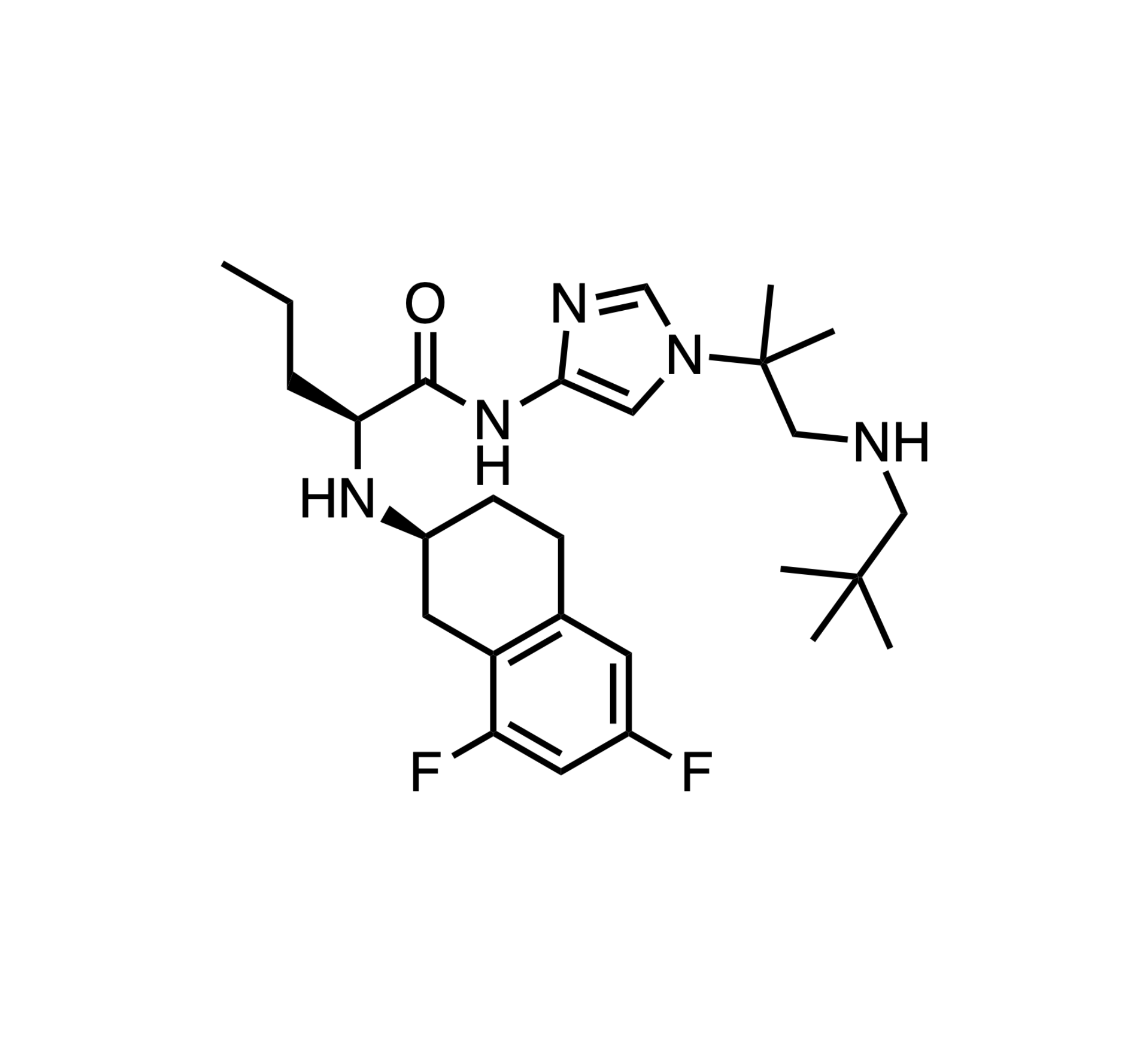 nirogacestat, oral gamma secretase inhibitor, Ph. III for DT/AF + Ph. II for OvGCTs, single-digit nanomolar potency for Aβ reduction in vitro, Press release, February 27, 2023, PFIZER / SPRINGWORKS THERAPEUTICS, INC.