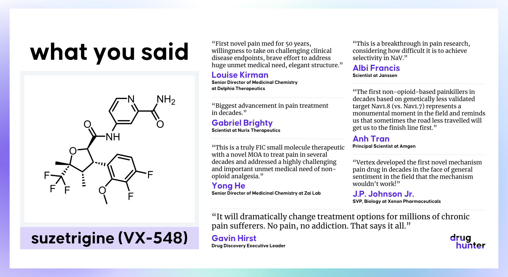 Suzetrigine (VX-548): The 2024 Molecule of the Year