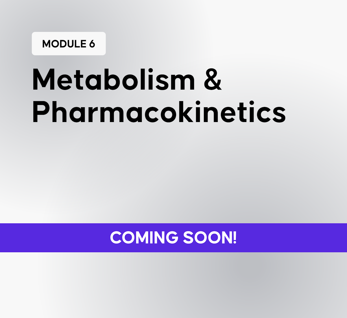 Metabolism & Pharmacokinetics