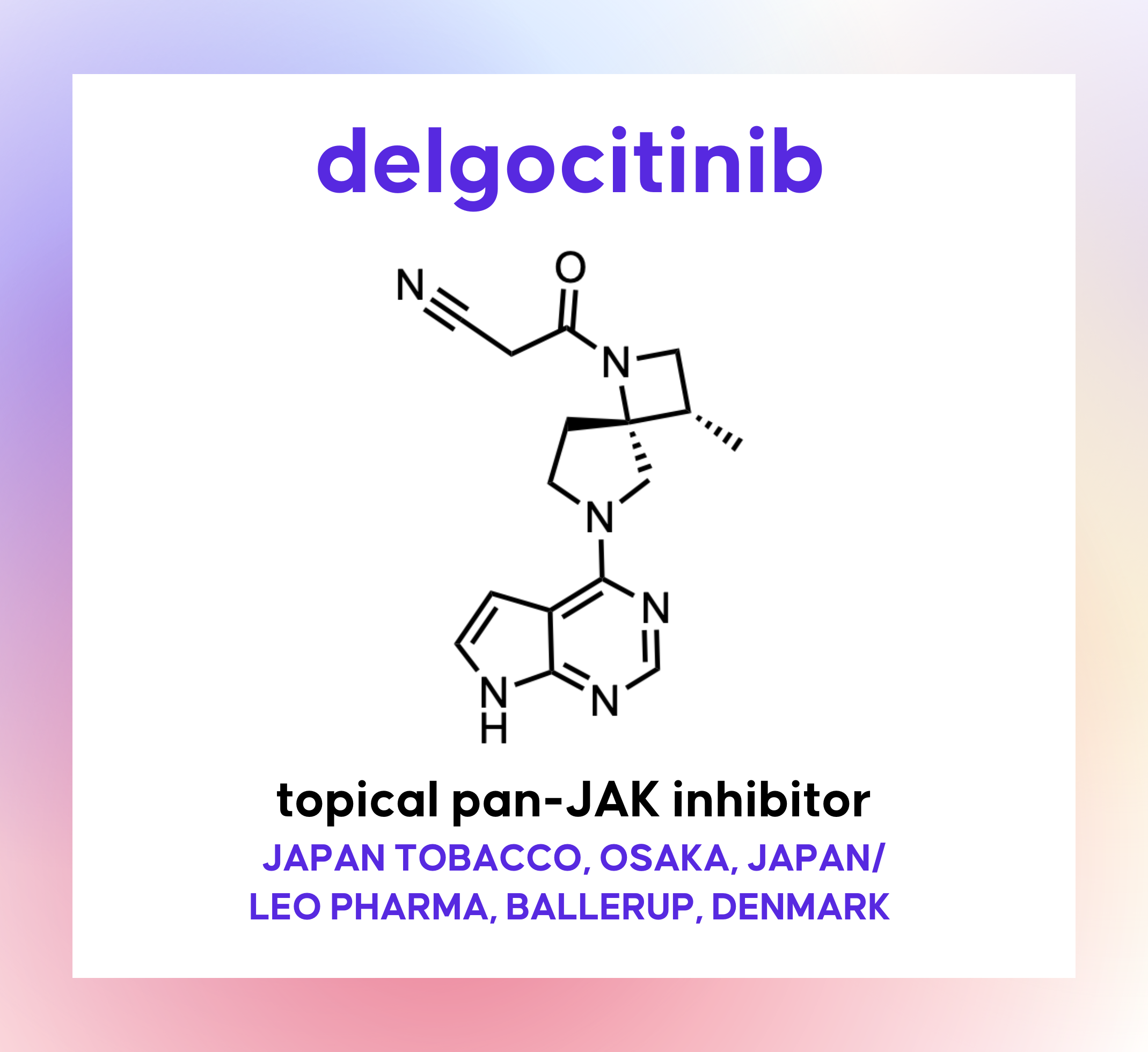 japan tobacco pharma delgocitinib