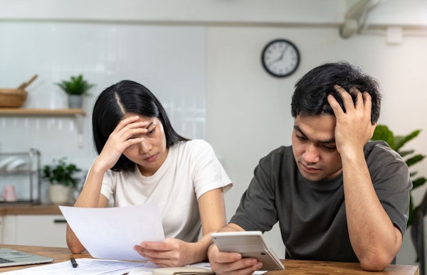 stressed people
