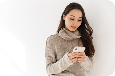Woman on phone