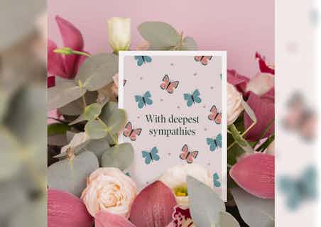 What to write on a funeral flowers card