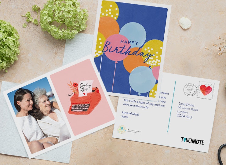 Personalised Postcards - Custom Photo Postcards | TouchNote UK
