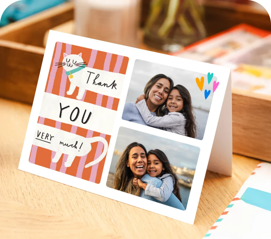 Personalised TouchNote card