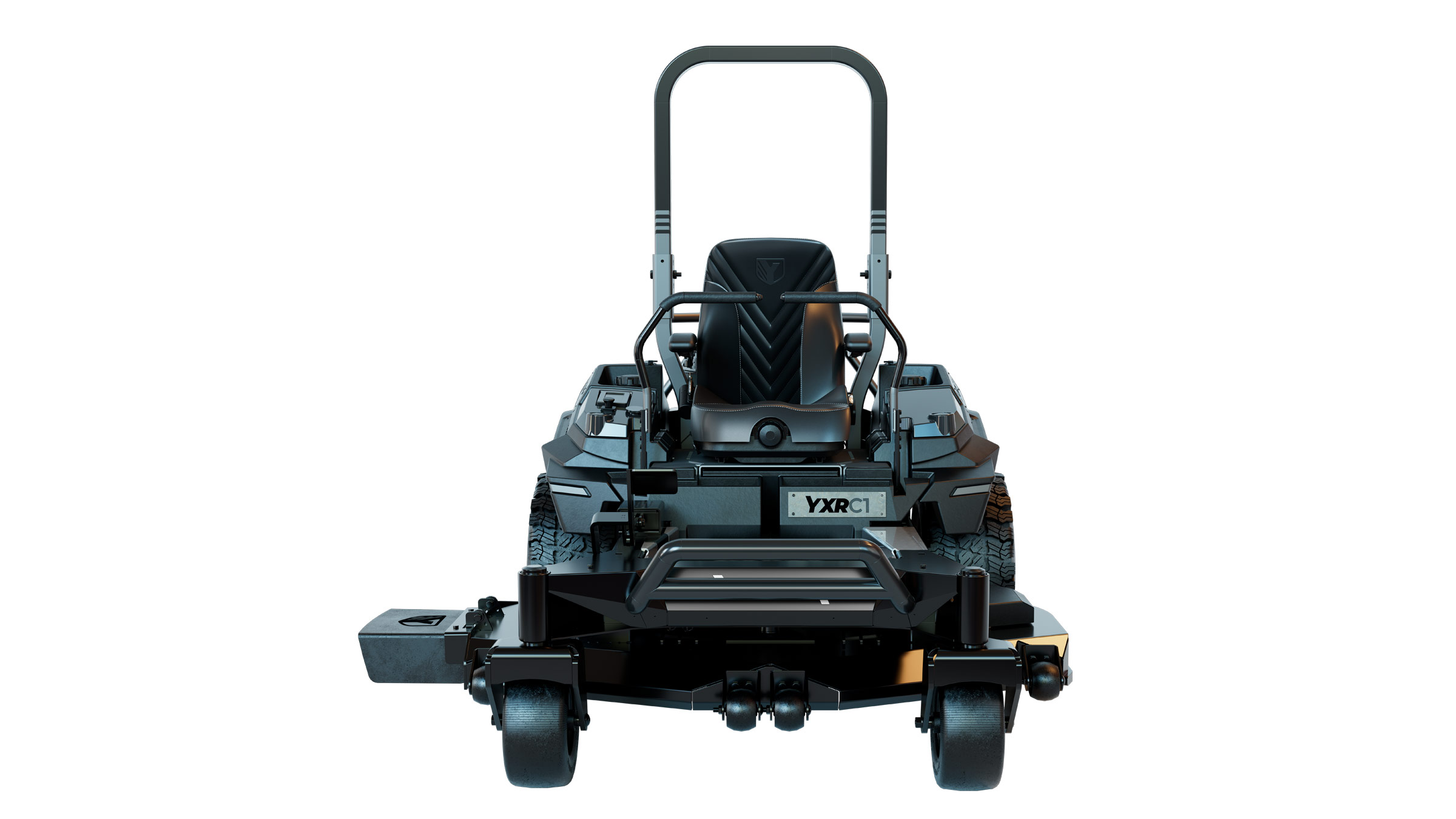 YXR 910 commercial zero-turn mower front