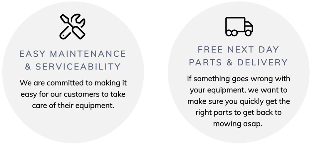 Zero-turn mower warranty and maintenance