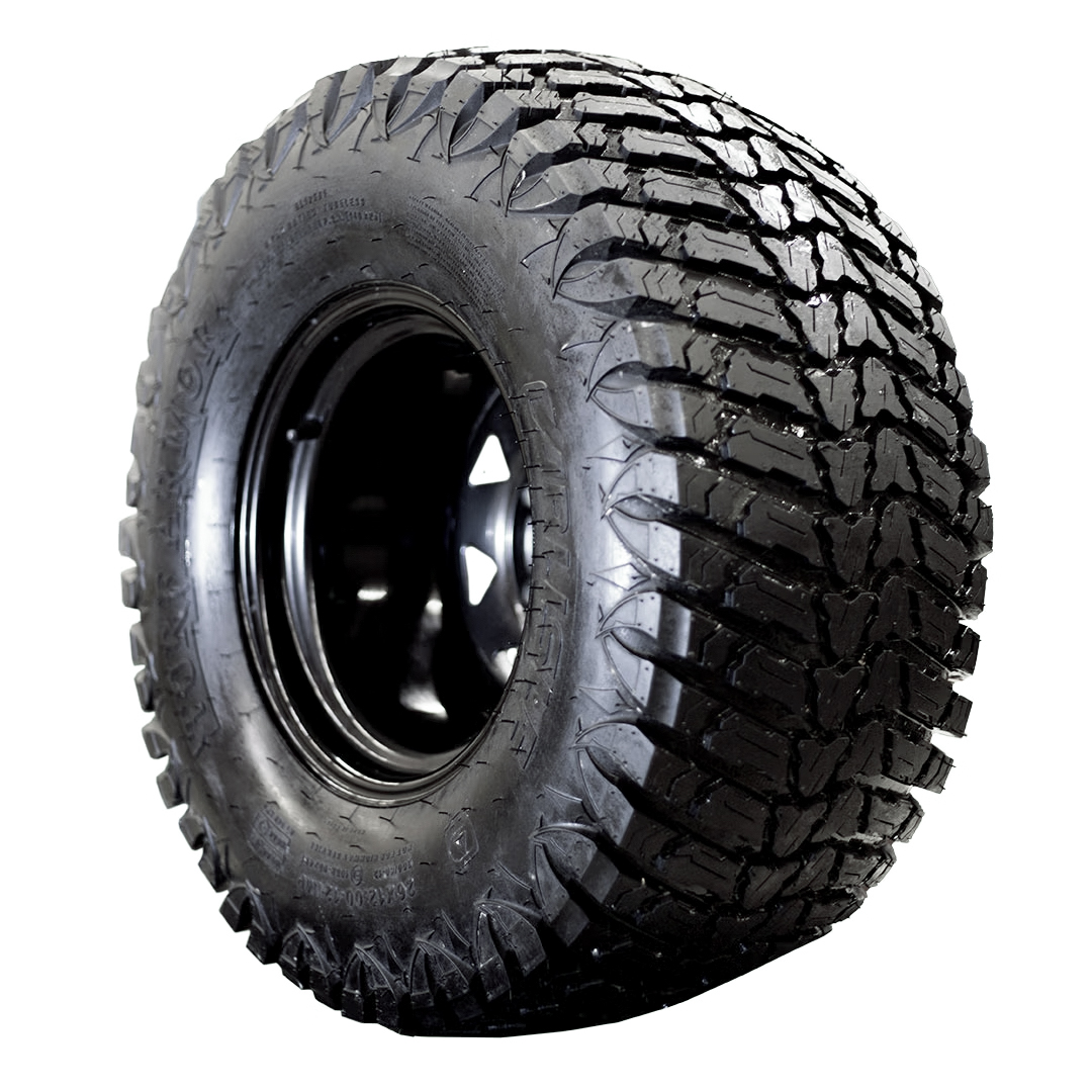 Rear zero-turn mower tires
