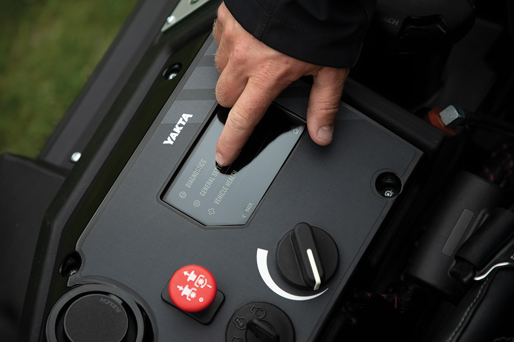 Digital Display for mower engine diagnostics