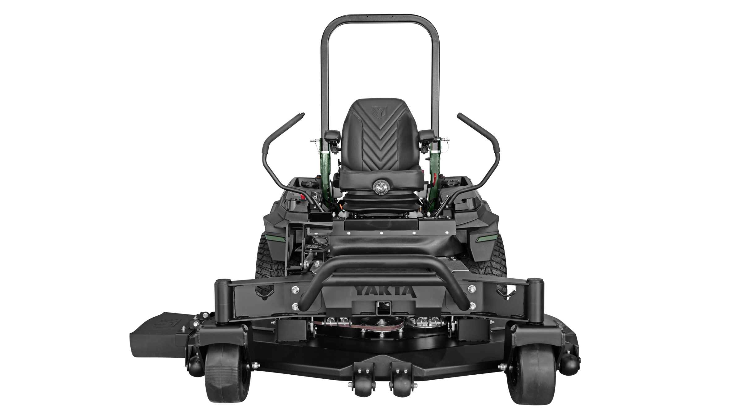 commercial zero-turn mower front