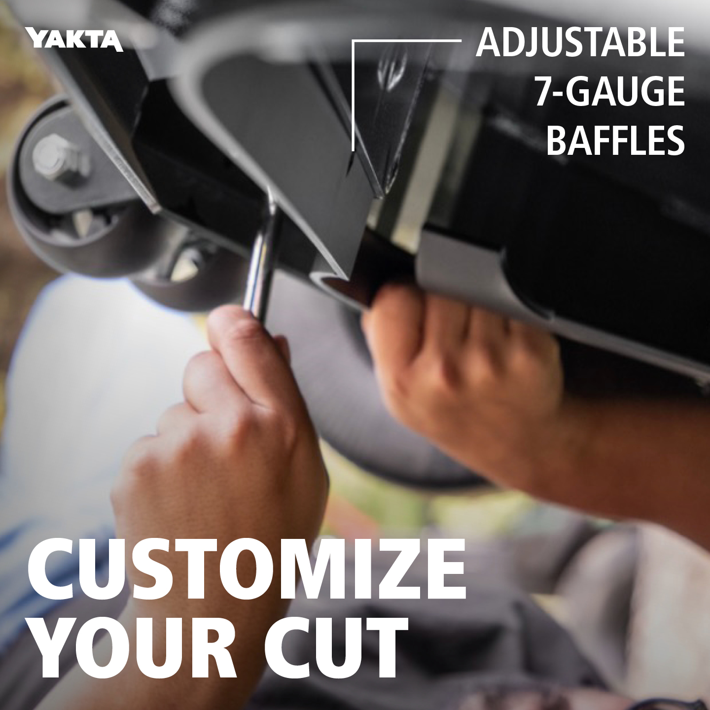 Adjusting Baffles Graphic: Customize Your Cut