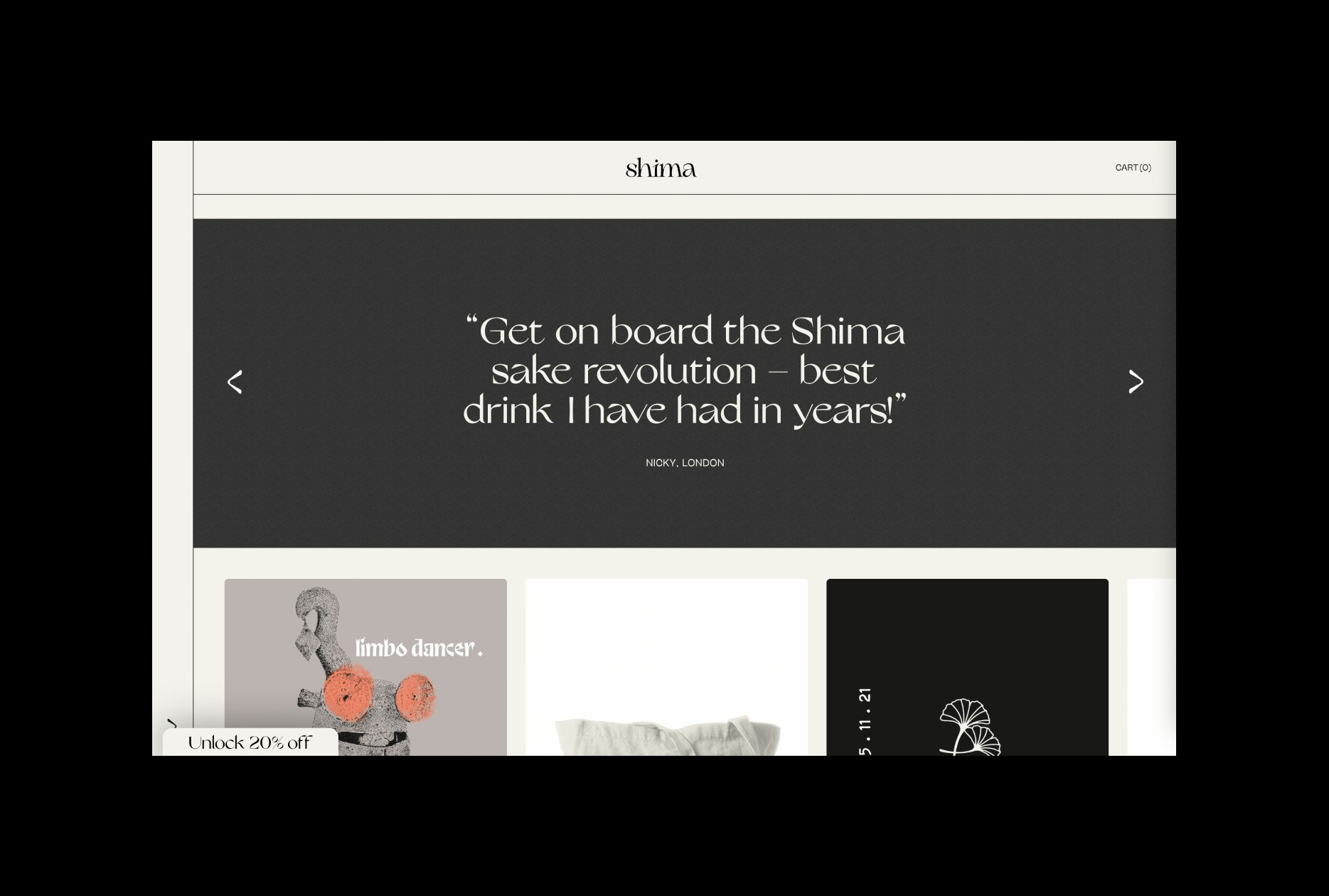 Cover Image for Shima Drinks