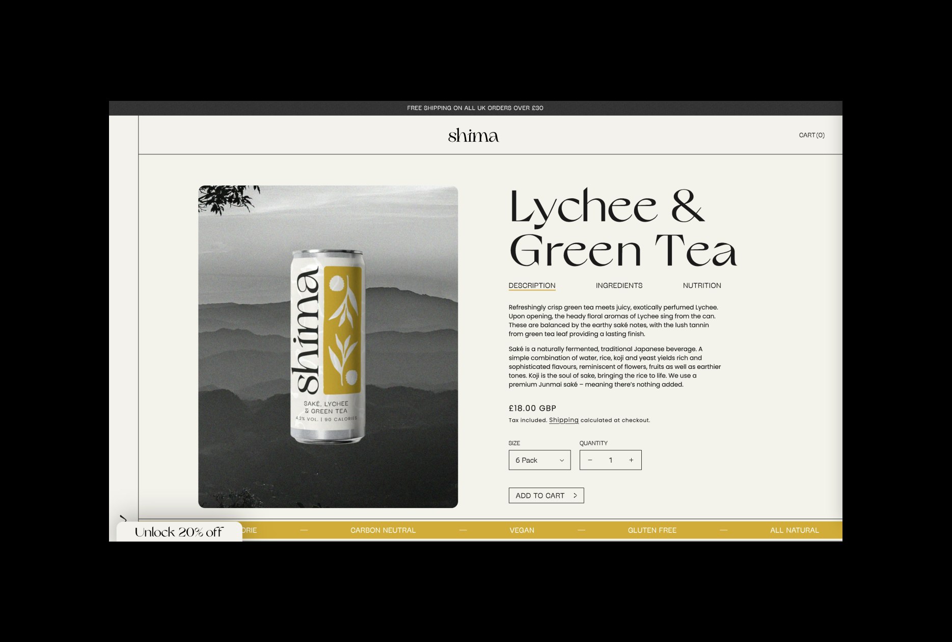 Cover Image for Shima Drinks