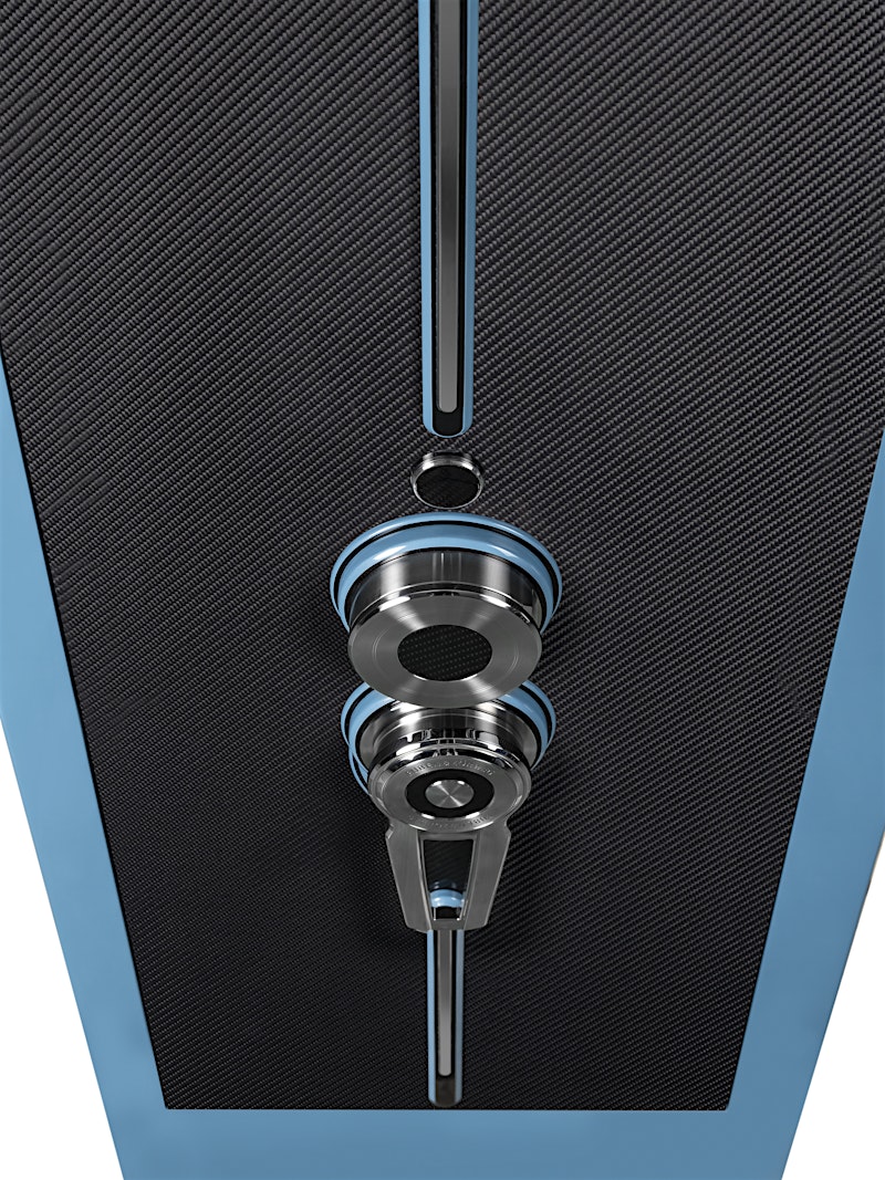 Сейф повышенной секретности Turbo в синем цвете Shark Blue — BUBEN&ZORWEG