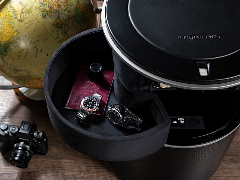 Geöffnete Schublade des High-Security Safes „Digital Pioneer“ — BUBEN&ZORWEG