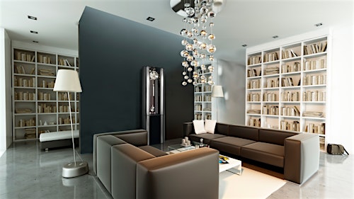 Grande Infinity High-Security Safe in Modern Living Room — BUBEN&ZORWEG