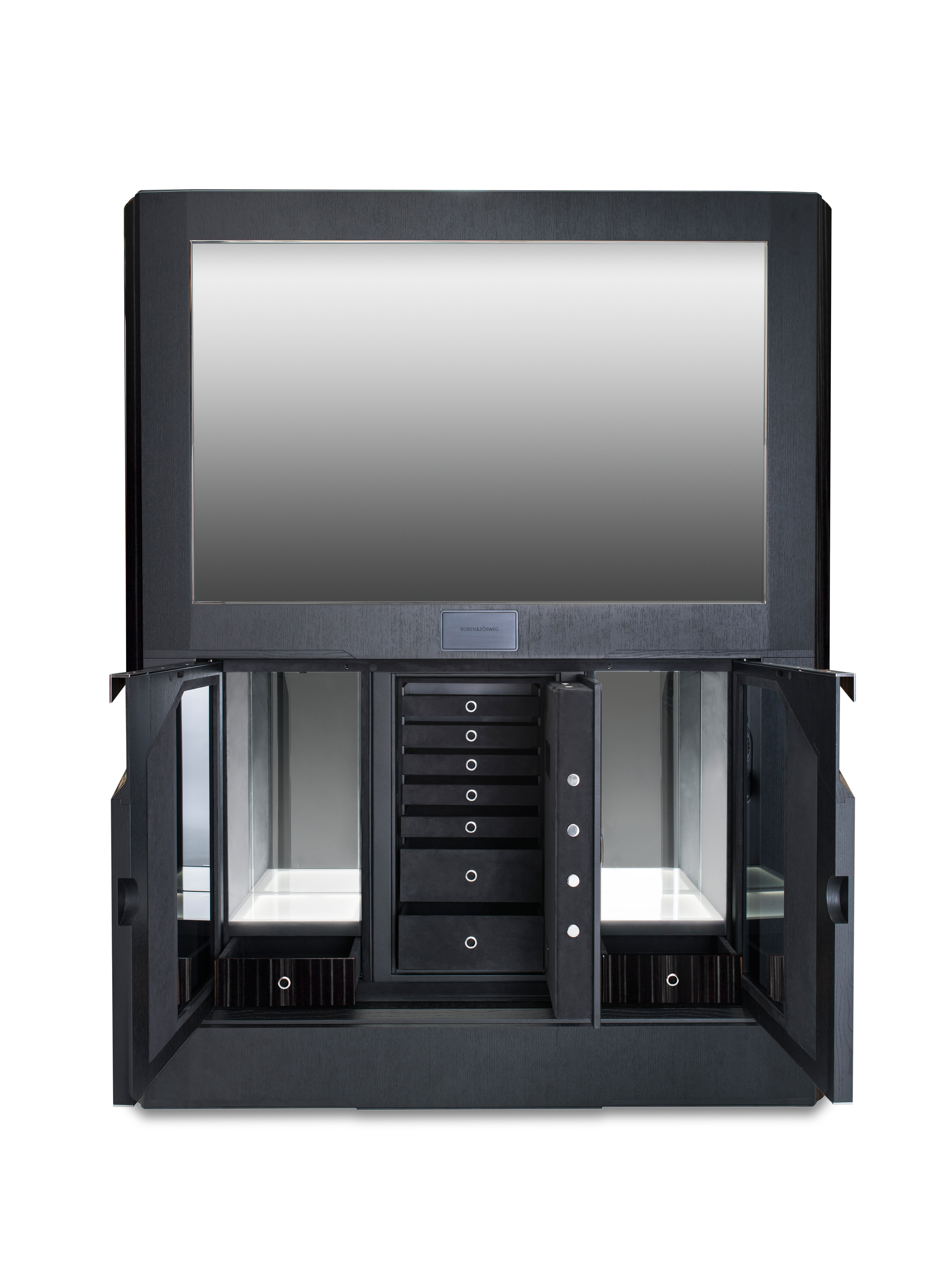 Kunstvolles Display: Das PRIVATE MUSEUM Obere Vitrine - Beleuchten Sie Ihre Kostbarkeiten — BUBEN&ZORWEG