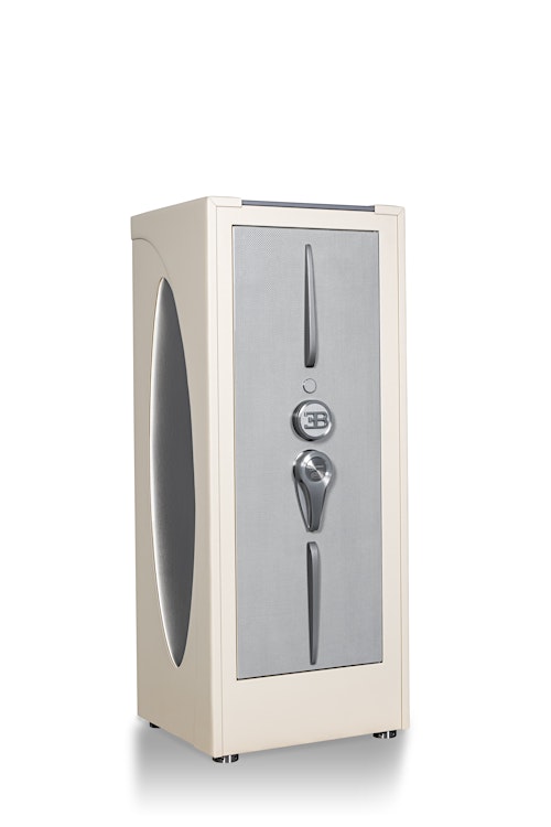 The Hyper Light high-security safe by Buben & Zorweg – a fusion of Pearl Beige and Shadow Grey elegance, inspired by Bugatti’s design excellence. — BUBEN&ZORWEG