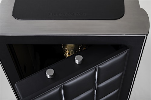 THE CHAMPION: Detail of Luxury High-Security Safe with World Cup — BUBEN&ZORWEG