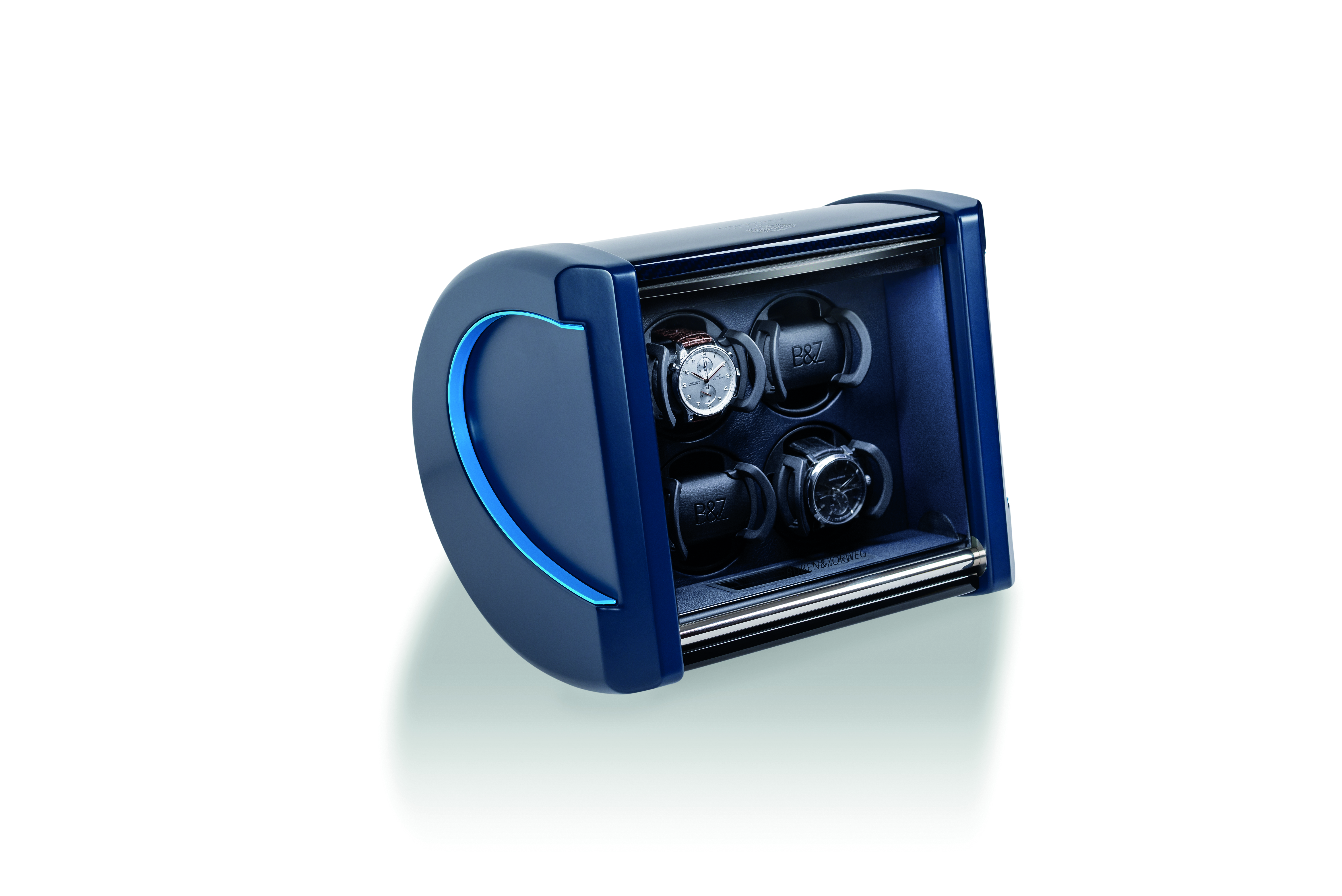 Buben & Zorweg 的 Chiron Spirit French Racing - 灵感源自布加迪标志性的法国赛车蓝，是奢华时计设计和工艺的典范。 — BUBEN&ZORWEG