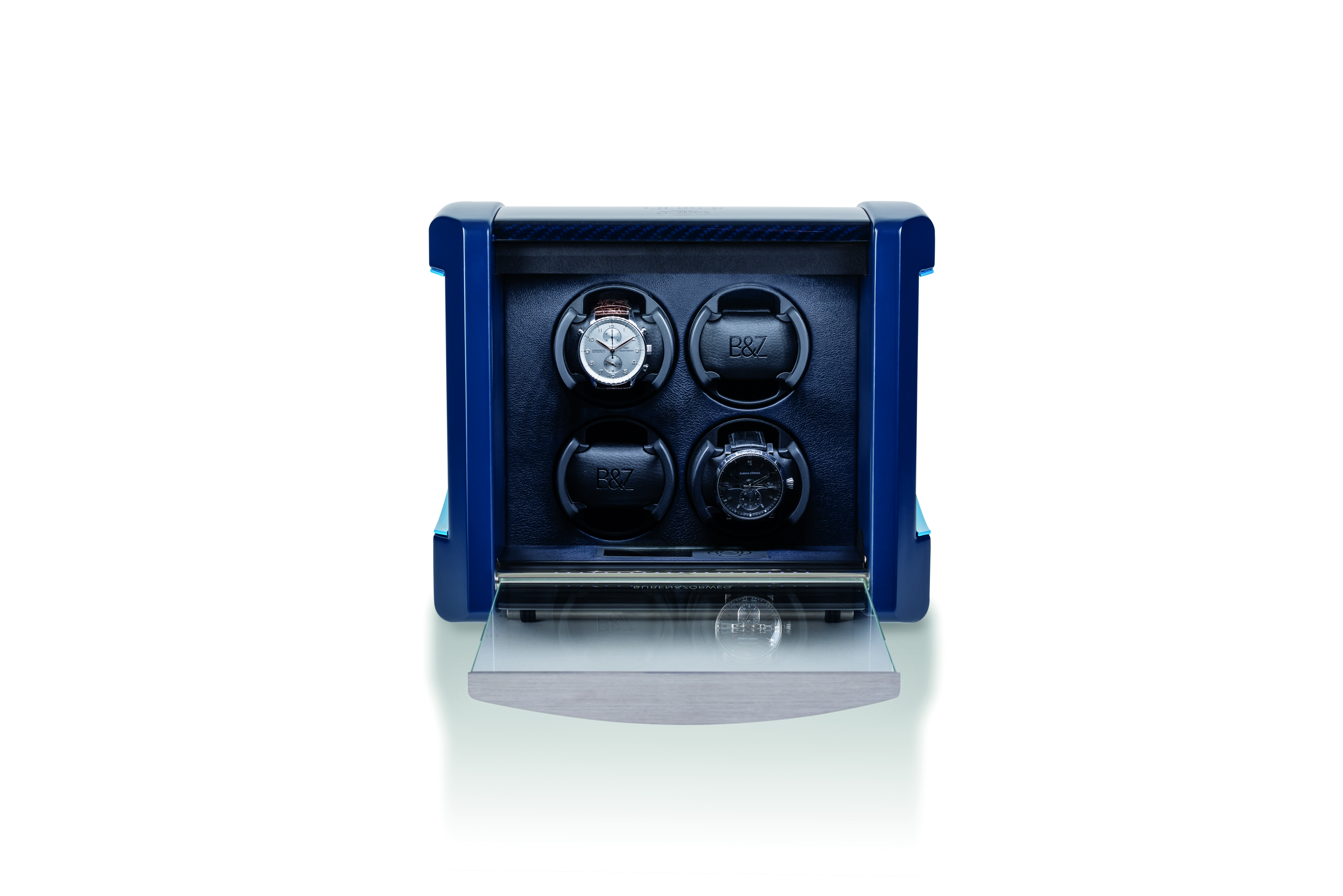 Buben & Zorweg 的 Chiron Spirit French Racing 是精密工程与布加迪优雅风格的完美融合，专为展示和保护您的顶级时计而设计。 — BUBEN&ZORWEG