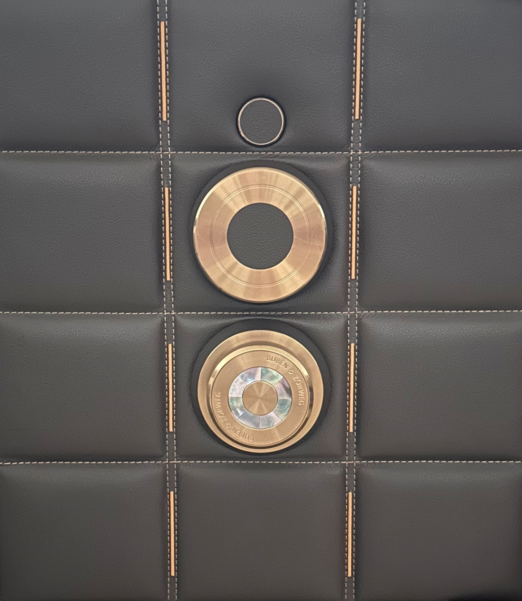 Dark Leather and Gold Detailing on the ORION High-Security Safe — BUBEN&ZORWEG