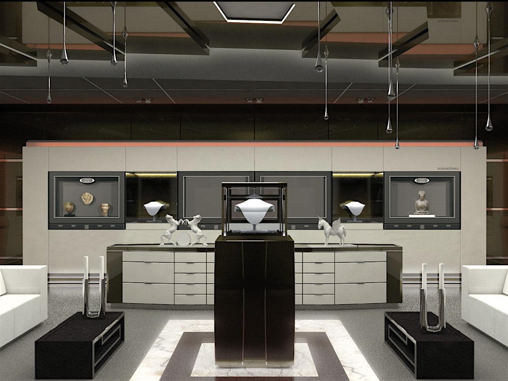 Luxurious Interior Featuring Private Museum High-Security Safe — BUBEN&ZORWEG