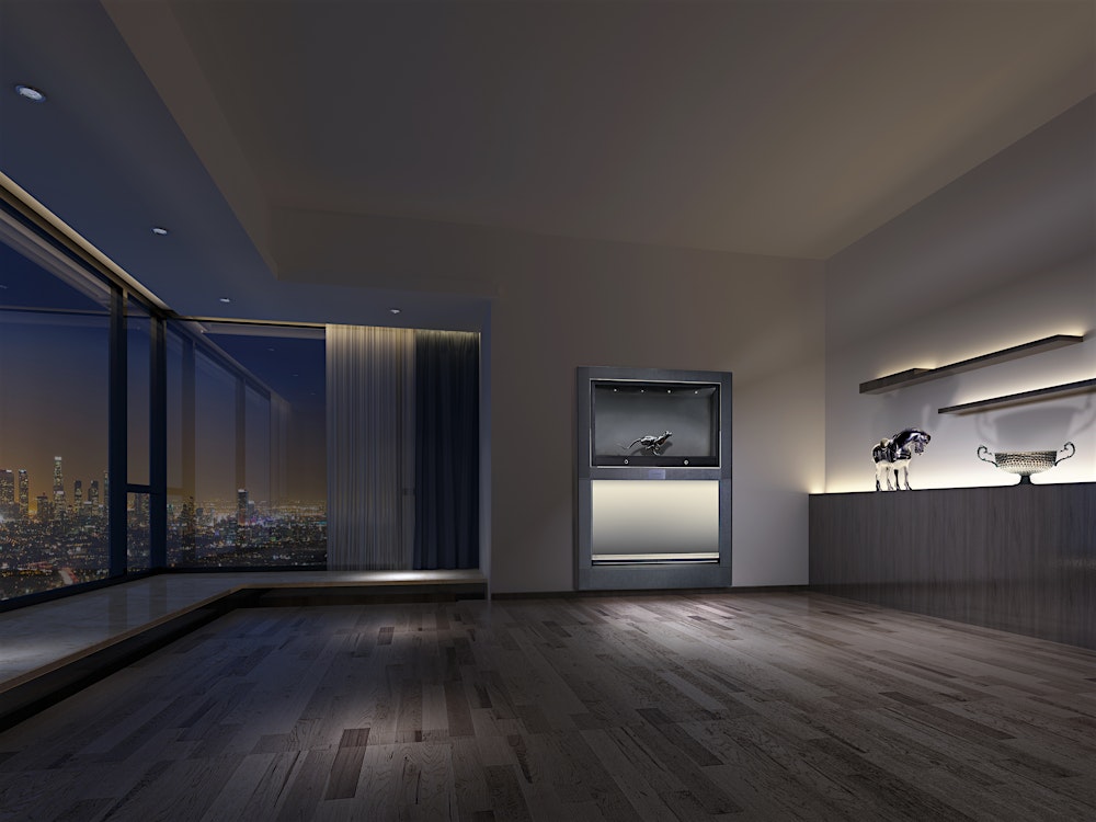 Sophisticated Room with Inbuilt Private Museum High Security Safe — BUBEN&ZORWEG