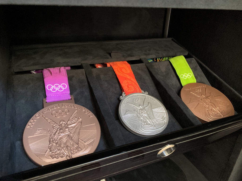 Dima Ovtcharov’s Olympic Medals Inside “The Olympian” Safe — BUBEN&ZORWEG