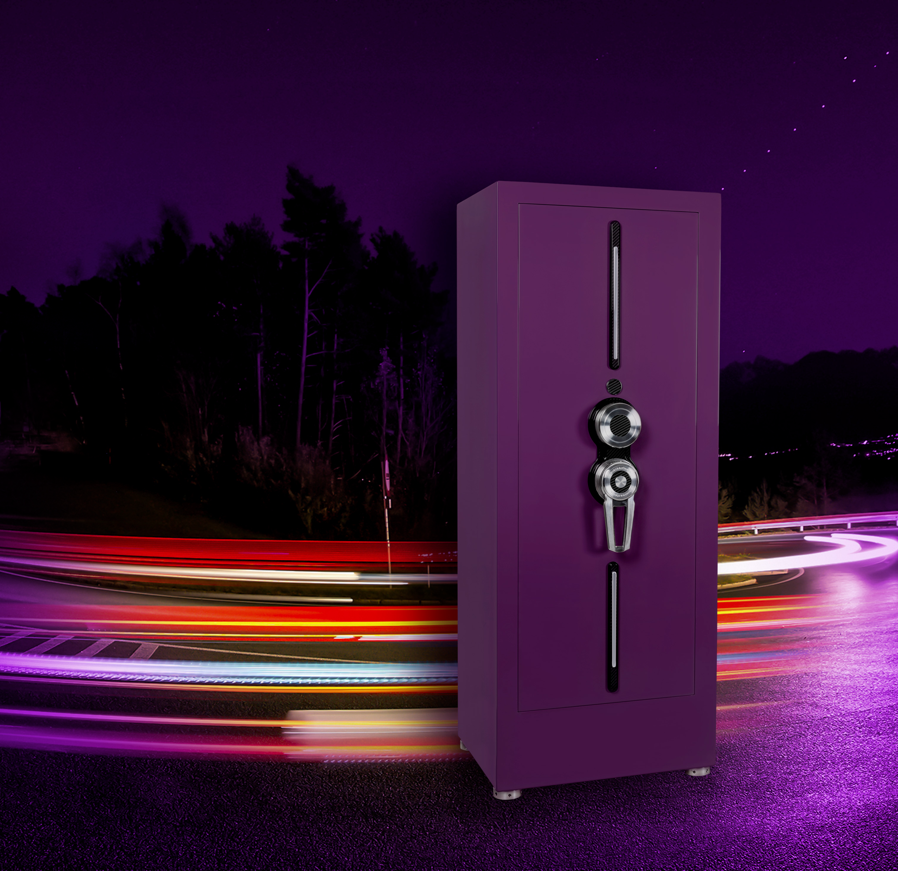 Turbo High-Security Safe in Dark Purple — BUBEN&ZORWEG