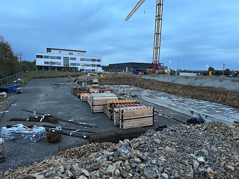 Construction Progress at Dusk — BUBEN&ZORWEG