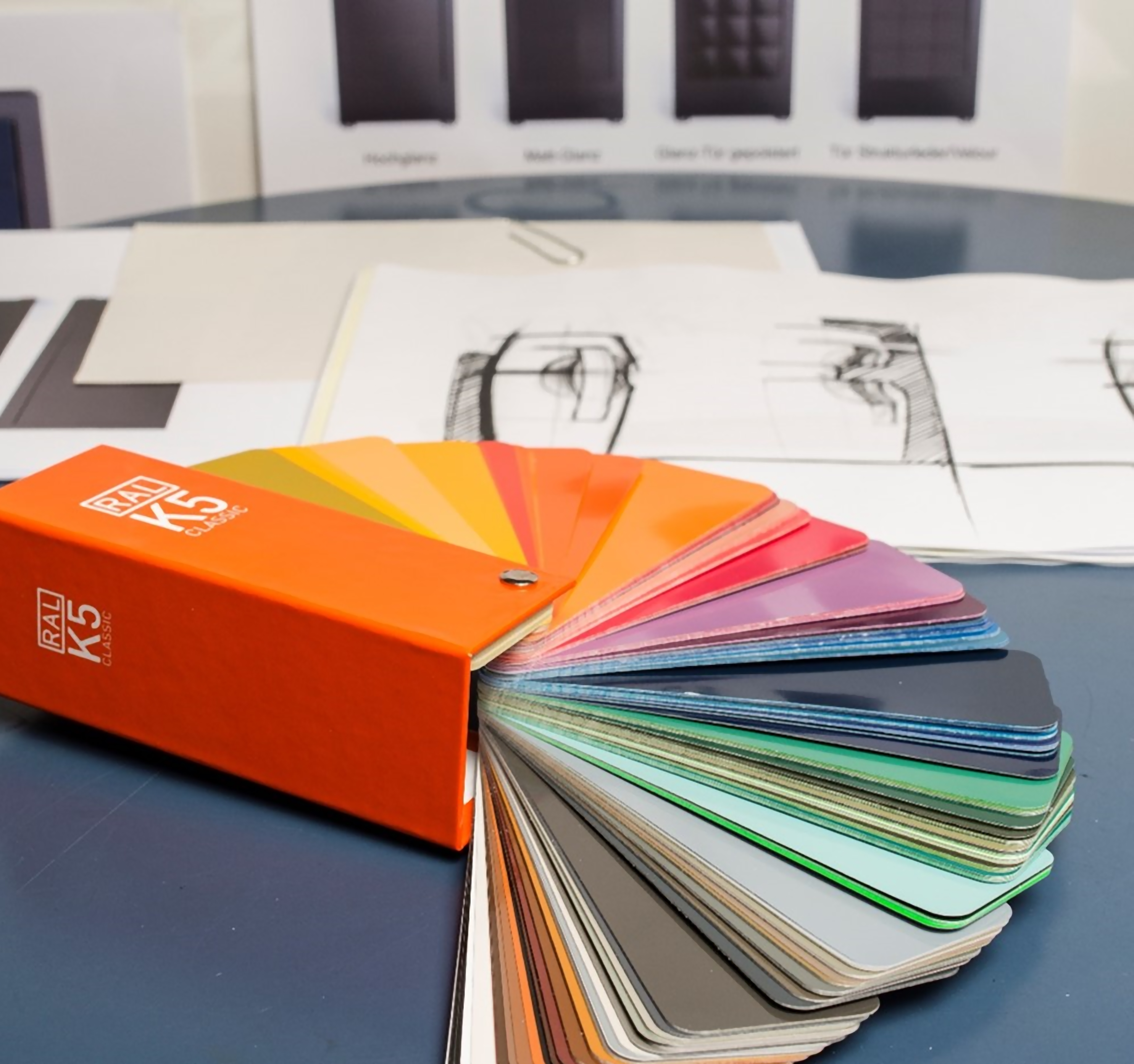 RAL Color Options & Design Sketches — BUBEN&ZORWEG