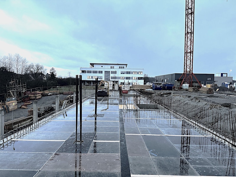 Progress on Ground Floor Slab — BUBEN&ZORWEG